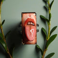 Tongue Out Face Ring ā Handmade Clay & Resin Dark Surreal Statement Jewelry, Sculptural Wearable Art on Adjustable Stainless Steel Band