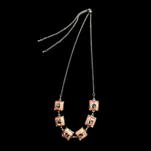 Six Eyes Necklace – Handmade Clay & Resin Surreal Statement Jewelry, Sculptural Fantasy Wearable Art with Stainless Steel Pendant / Chain