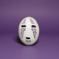 No - Face Ring – Handmade Clay & Resin Surreal Statement Jewelry with Adjustable Stainless Steel Band - SAMA