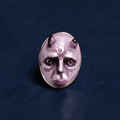 Purple Horned Monster Ring – Handmade Clay & Resin Surreal Statement Jewelry with Adjustable Stainless Steel Band - SAMA