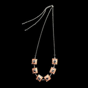 Six Eyes Necklace – Handmade Clay & Resin Surreal Statement Jewelry, Sculptural Fantasy Wearable Art with Stainless Steel Pendant / Chain